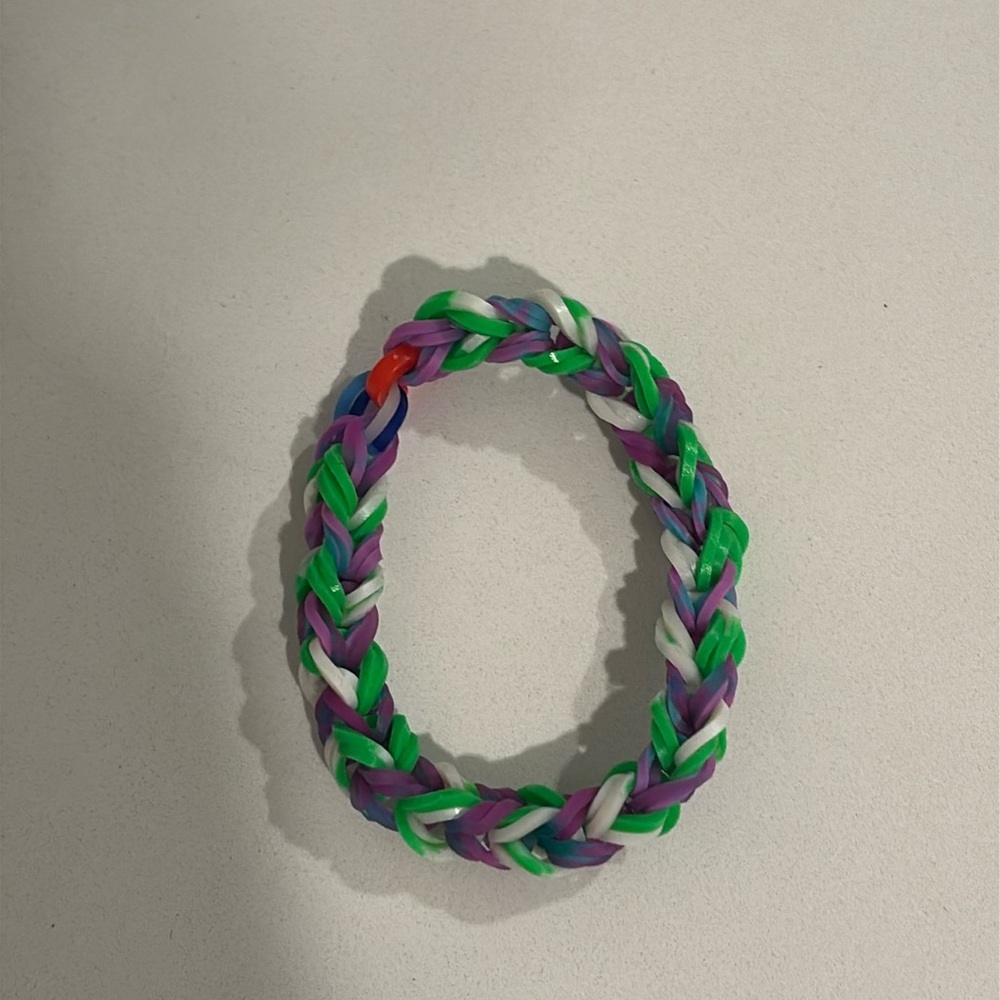Rainbow Loom Handcrafted Bracelet